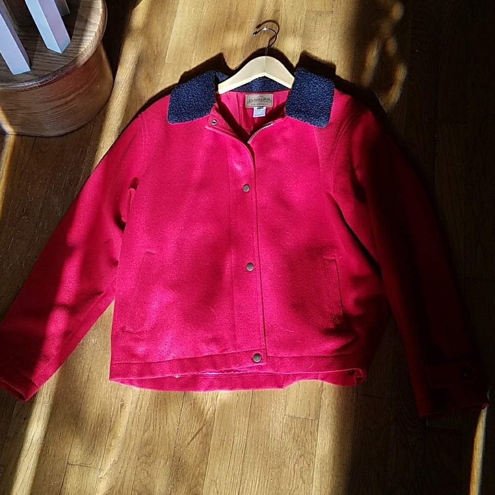 Pendleton Originals M Red Wool Coat